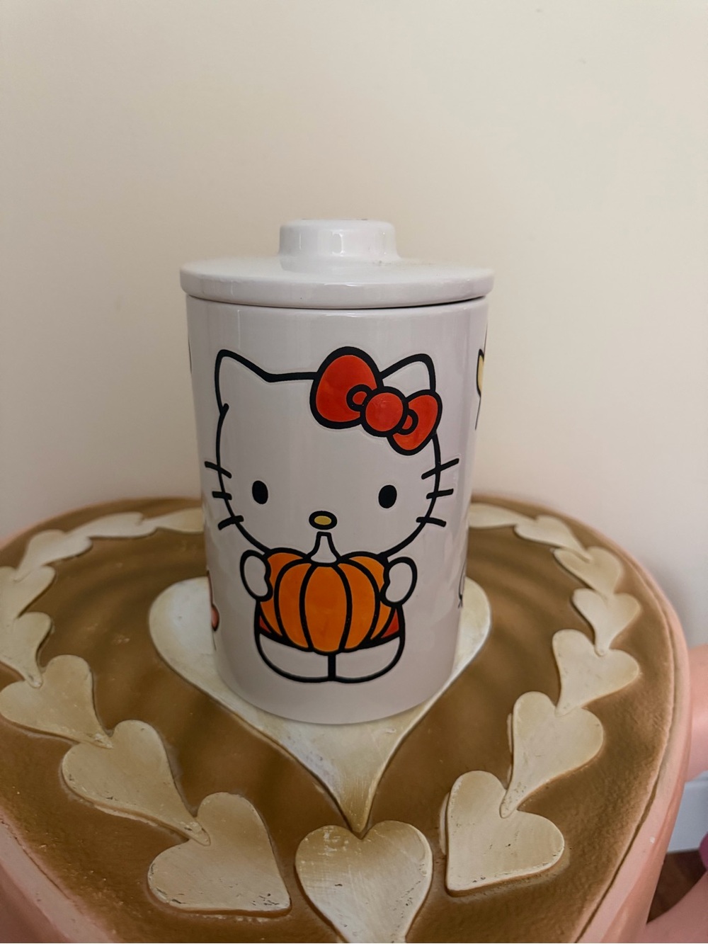 Hello Kitty 2025 Ceramic Lidded Fall Canister Jar